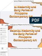 Lesson 5 - Colonial Modernity and Early Period of Philippine Contemporary Art (Template)