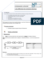 1A - Expérimenter Les Principales Lois en Électricité