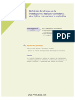 Hernandez, R. Fernandez, C. Baptista, M. (2010) Metodología de La Investigación. México. McGraw Hill