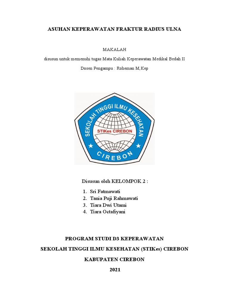 Askep Fraktur Radius Ulna Kel 2 | PDF