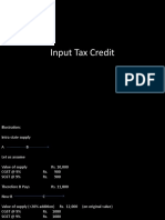 Input Tax Credit