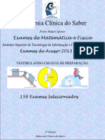 Guia de 158 exercícios de matemática e física ISUTIC 2012-2020