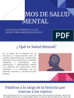 LEY DE SALUD MENTAL. Power Point