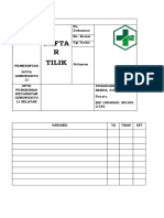 KOP KOSONG DAFTAR TILIK