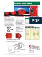 Falcon DEMCO Fire Alarm Bell (Weatherproof Type)