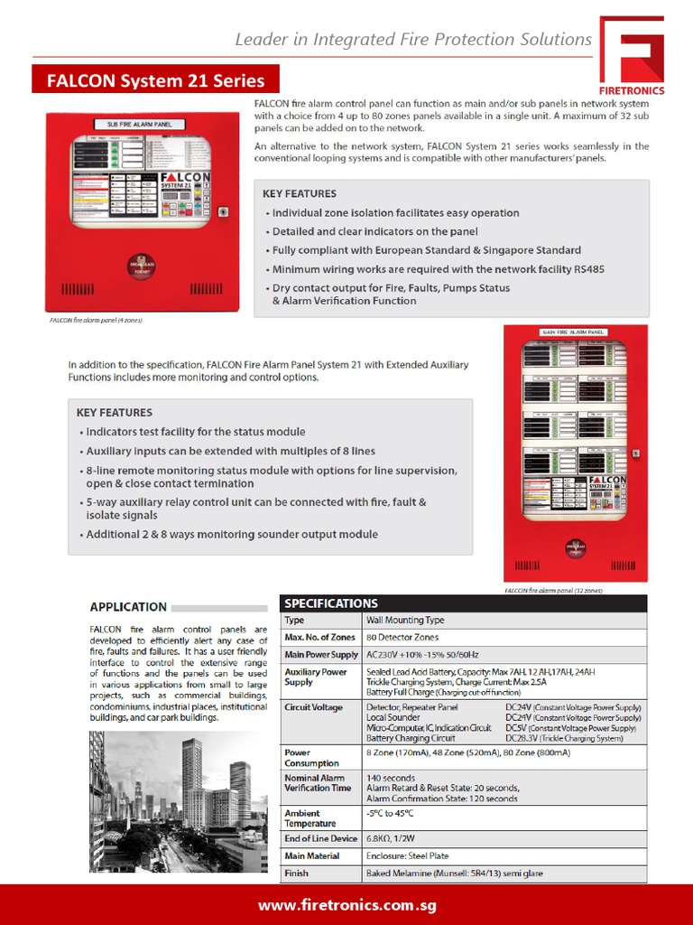 Falcon Fire Protection Systems Overview | PDF