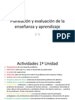 Actividades Por Unidad - Planeación y Evaluación de La Enseñanza y Aprendizaje