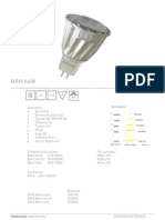 Lampe Spot LED 4x2w MR16 1205 Hexagone Innovation