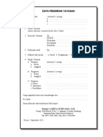 Data Pendirian Yayasan