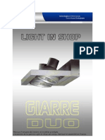 Luminaire - Eclairage Iodure Metallique - GIARRE DUO - Eclairage de Pro Fiche Technique - Light in Shop - Hexagone Innovation