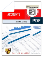 Accounts: Journal Entries