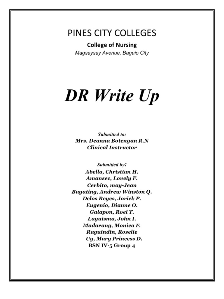 DR Write Up | PDF | Childbirth | Labia