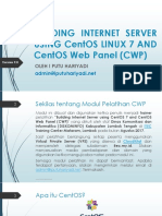 Building Internet Server Using Centos 7 and Centos Web Panel (CWP) - Version 2.0
