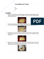 Cara Membuat Tempe