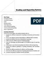 Chapter 5 Grading and Reporting System