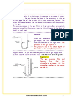 Mercury Manometer