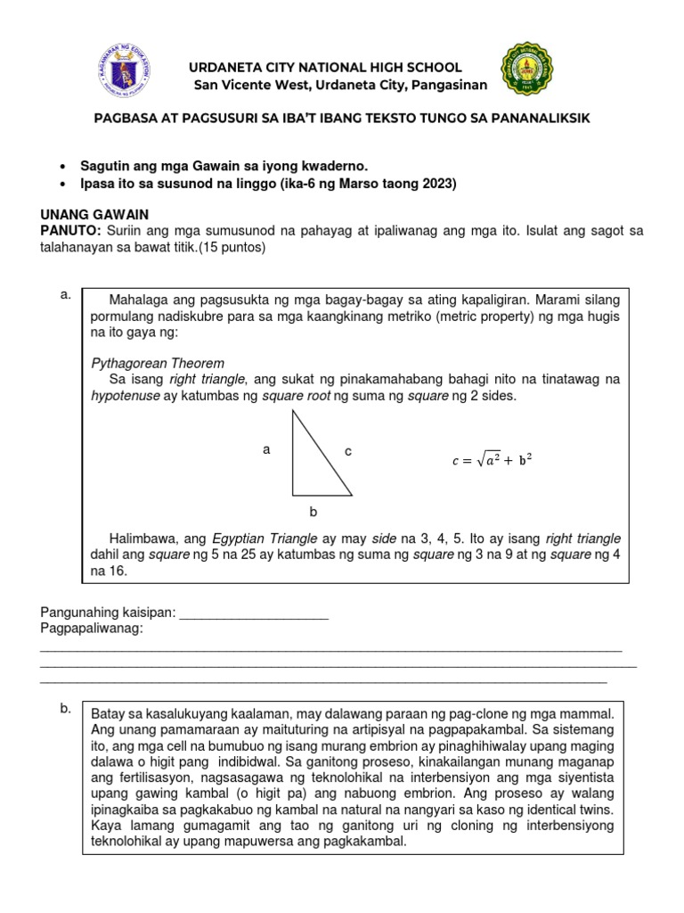 Modyul Sa Pagbasa Pdf