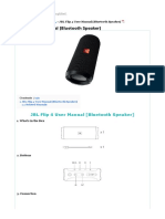 JBL Flip 4 User Manual (Bluetooth Speaker) - Manuals+