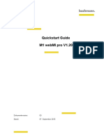 DE M1webMI Pro Quickstart Guide