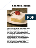 Pastel de Tres Leches