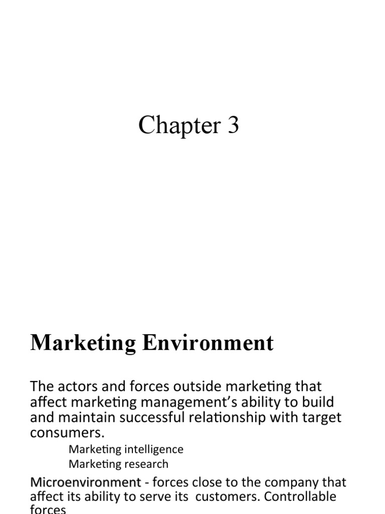 Chapter 3 | PDF | Marketing | Business Economics