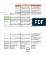 Jadwal Kegiatan Awal 7