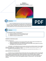 Thermodynamics Acoustics and Optics Module 1