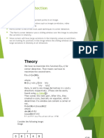 Harris corner detection algorithm