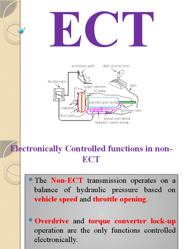 Ect 5 PDF Automatic Transmission Throttle