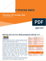 Small Cap Stocks Info - 20 October 2022