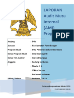 AMI Program Studi D-IV PLLU Tahun 2019