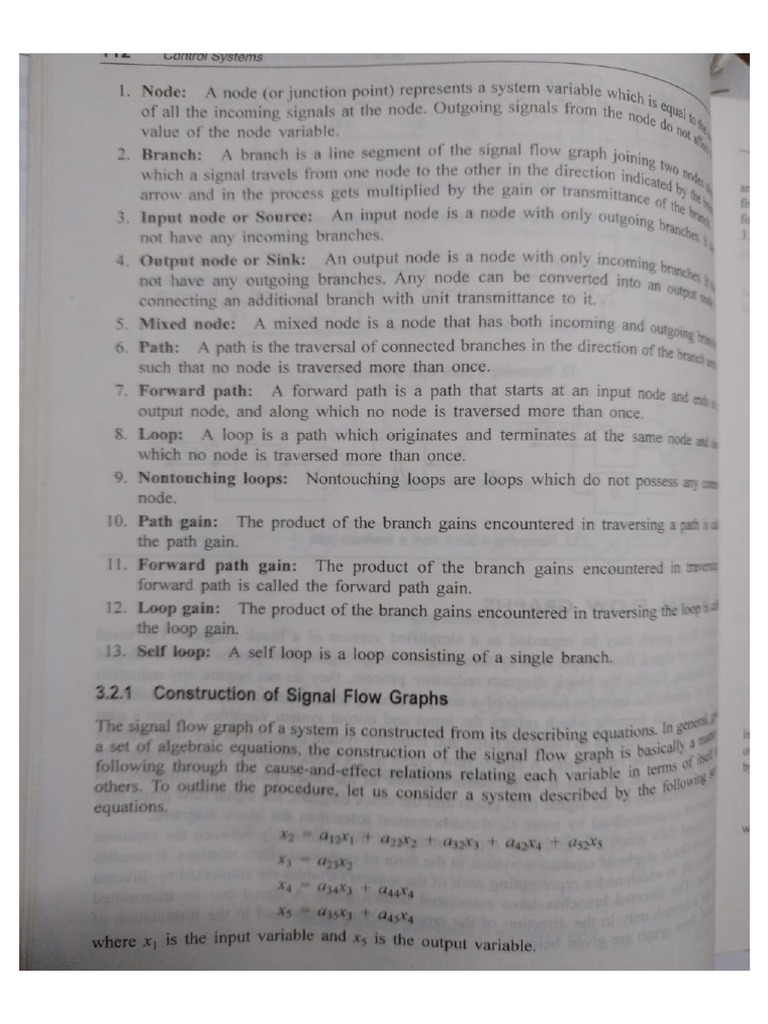 Signal Flow Graph Theory and Problems | PDF
