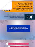 Tersono-Tupoksi Pemdes Dalam Perencanaan Anggaran