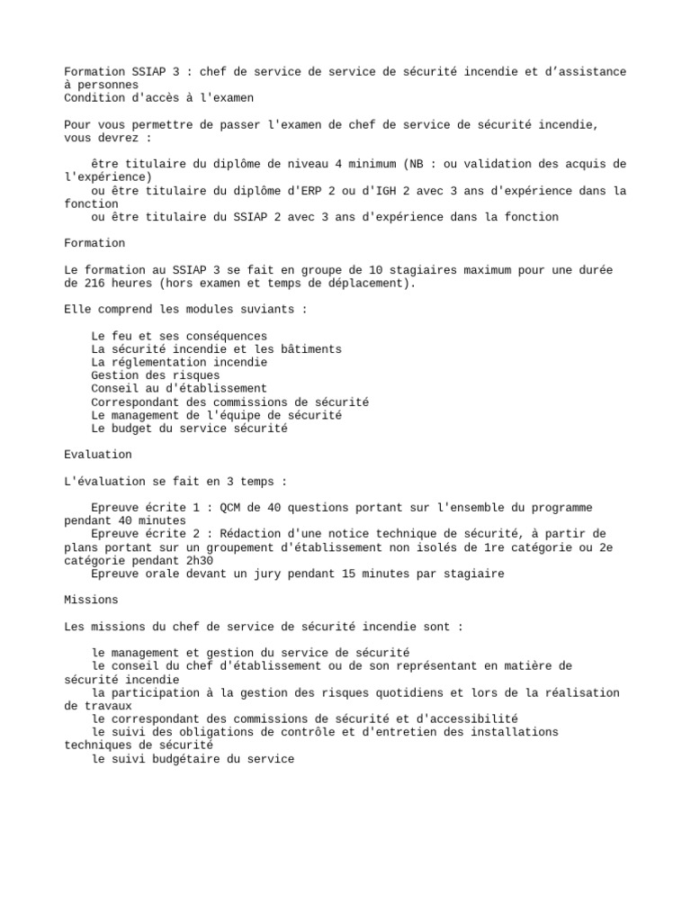 Formation Siap 3 | PDF