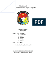 MAKALAH Prinsip Pendekatan Dan Aspek Geograf