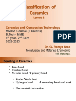8-B.tech IV CCT - Classification of Ceramics