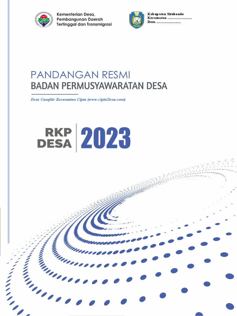 Pandangan Resmi BPD untuk RKP Desa 2023 | PDF | Pengelolaan Keuangan & Uang
