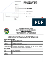 Lembar Evaluasi Peserta Latsar 2022 Paska 6 12 Bulan Alex