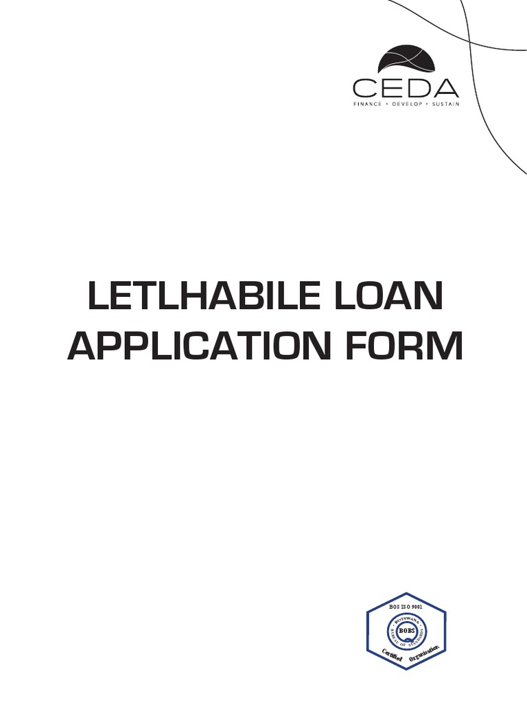Letlhabile loan application form pdf banks loans