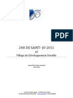 Rapport 24H de Saint Jo 2012
