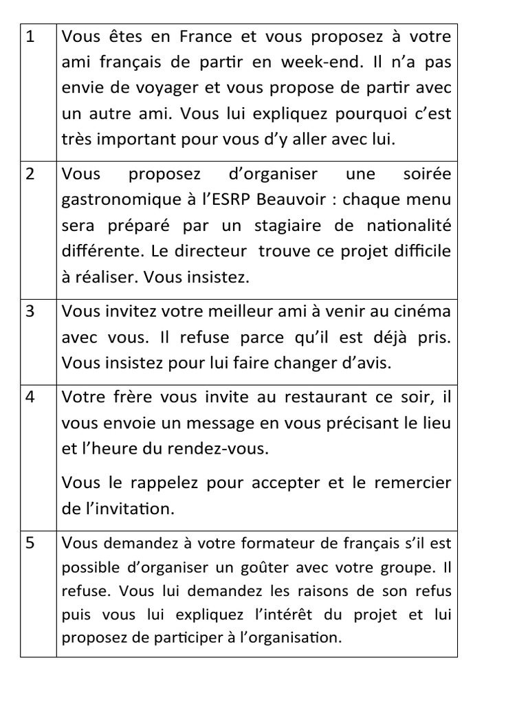Accepter ou Refuser des Invitations | PDF
