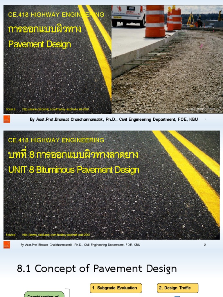 Bituminous Pavement Design Overview | PDF | Road Surface ...