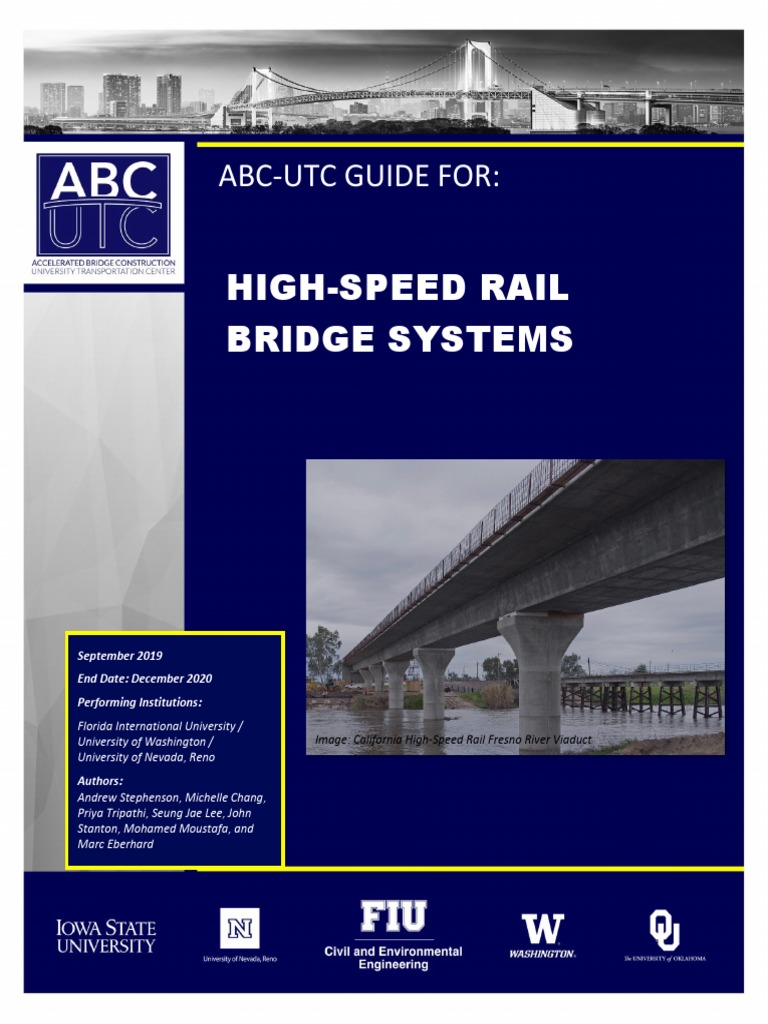 High-Speed Rail Bridge Design Guide | PDF | Deep Foundation ...