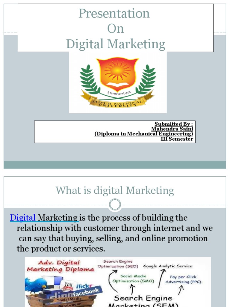 Digital Marketing Overview and Benefits | PDF