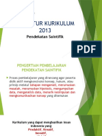 Pendekatan Saintifik dalam Kurikulum 2013