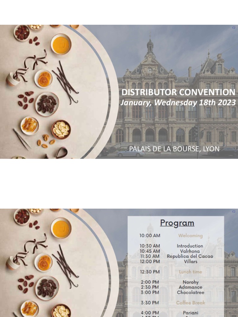 Distributor Convention Insights 2023 | PDF | Chocolate | Cocoa Bean