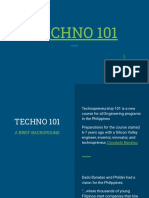 Techno 101 Orientation To Be A Technopreneur