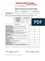 Evaluation Form Ojt