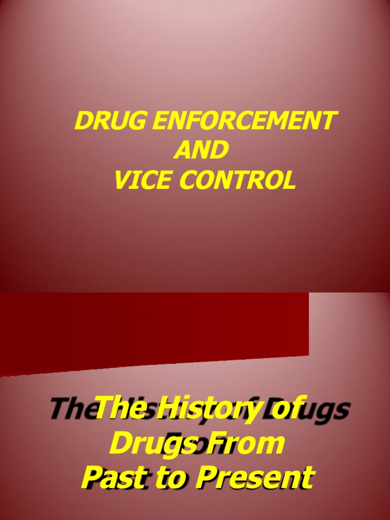 History of Drug Abuse and Control | PDF | Psychoactive Drugs | Stimulant