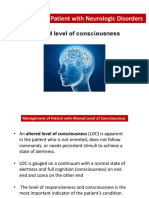 Altered Level of Consciousness - LOC